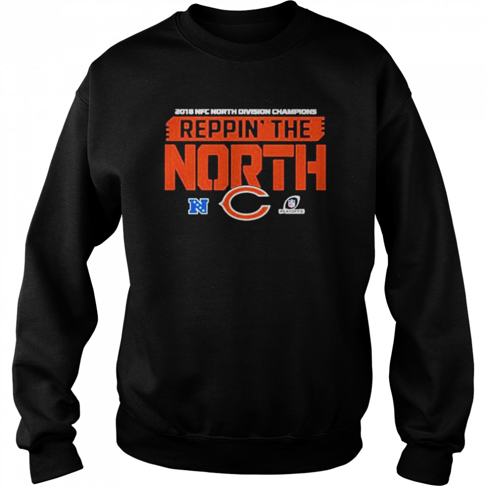 2018 Nfc North Division Champions Reppin The North shirt Unisex Sweatshirt