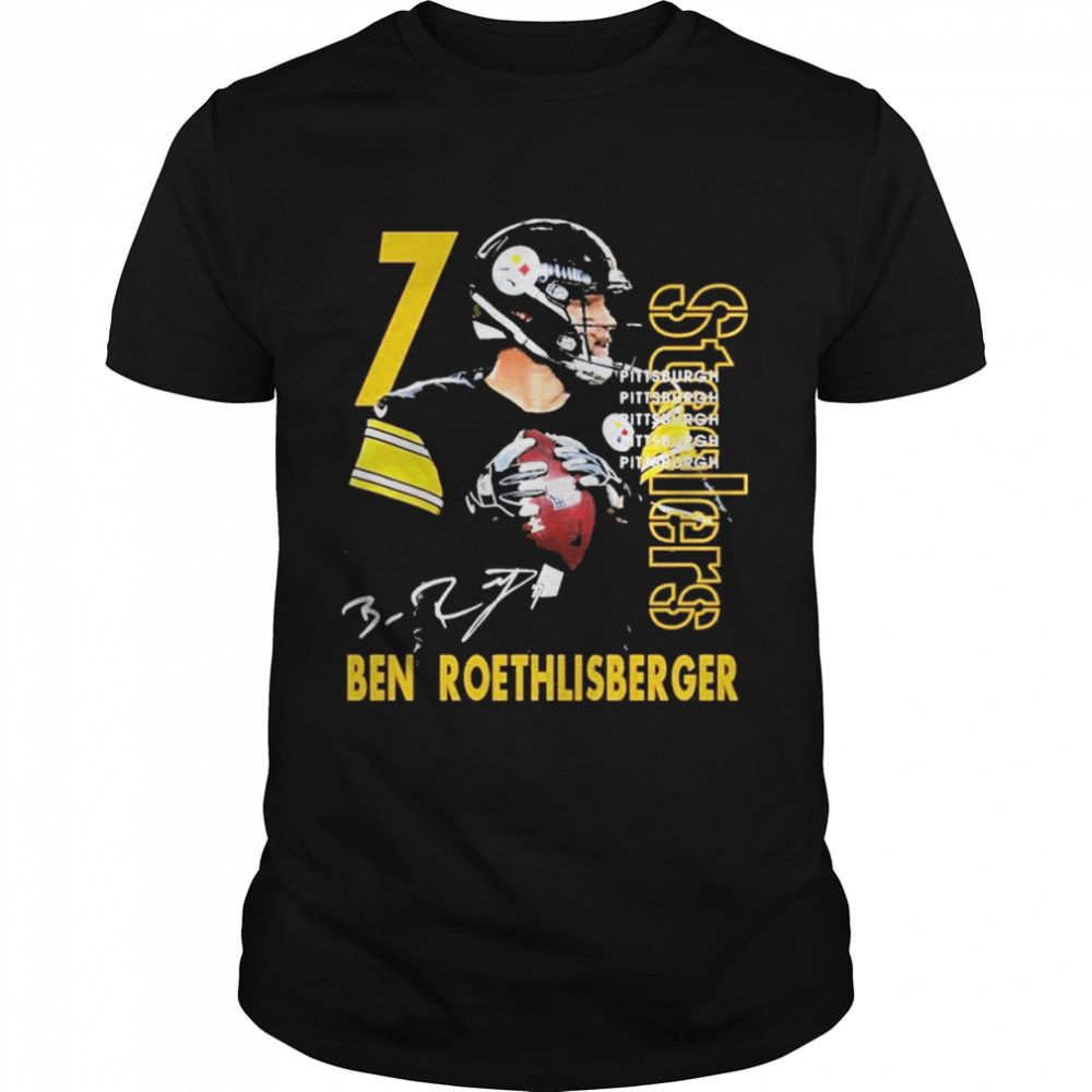 2022 Ben Roethlisberger 7 Steelers Pittsburgh Classic Men's T-shirt