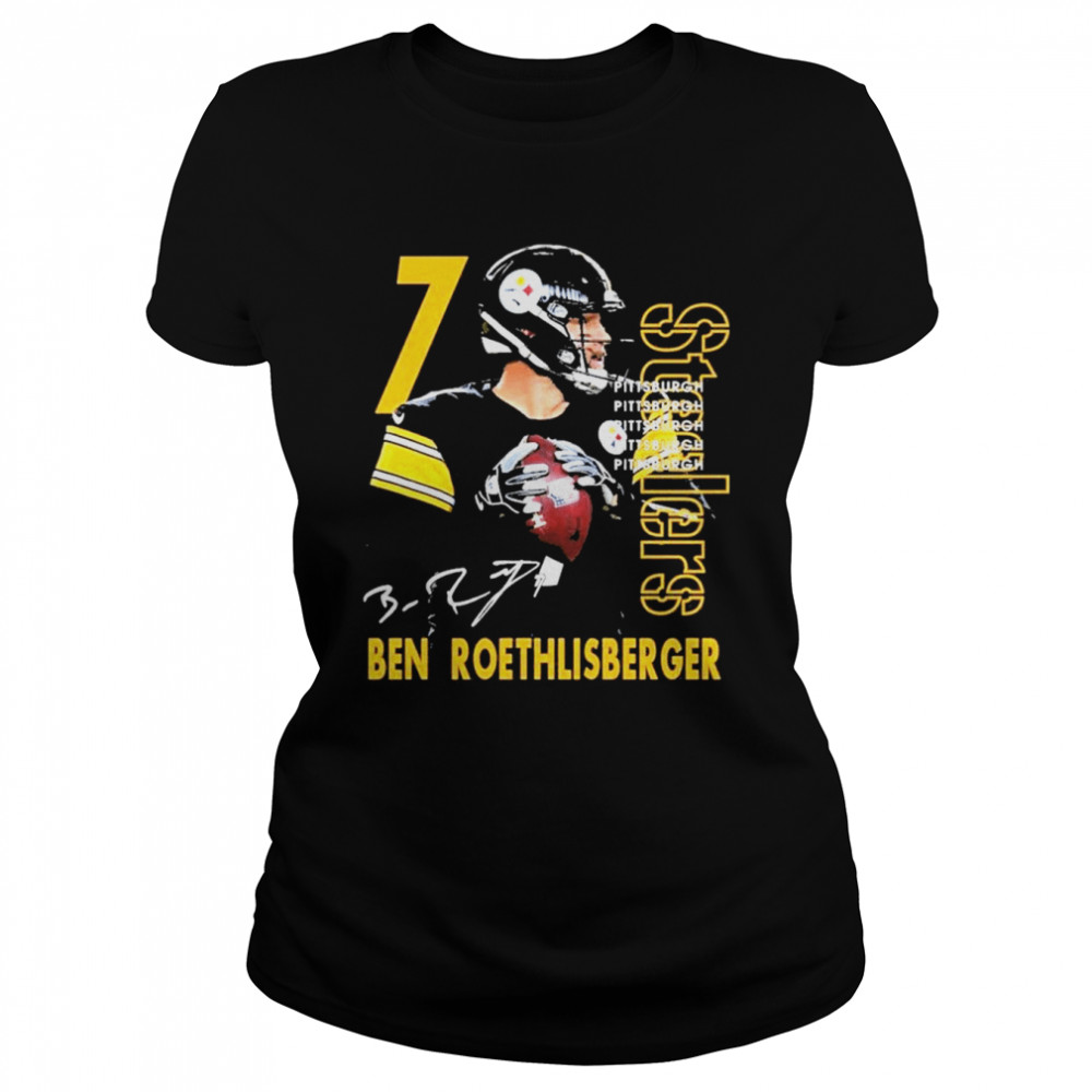 2022 Ben Roethlisberger 7 Steelers Pittsburgh Classic Women's T-shirt