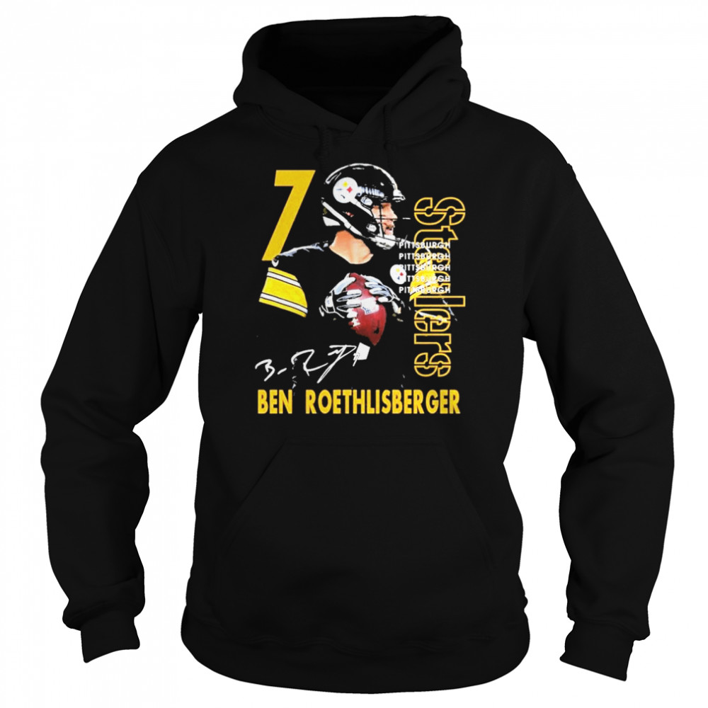 2022 Ben Roethlisberger 7 Steelers Pittsburgh Unisex Hoodie