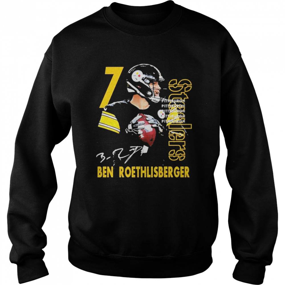 2022 Ben Roethlisberger 7 Steelers Pittsburgh Unisex Sweatshirt