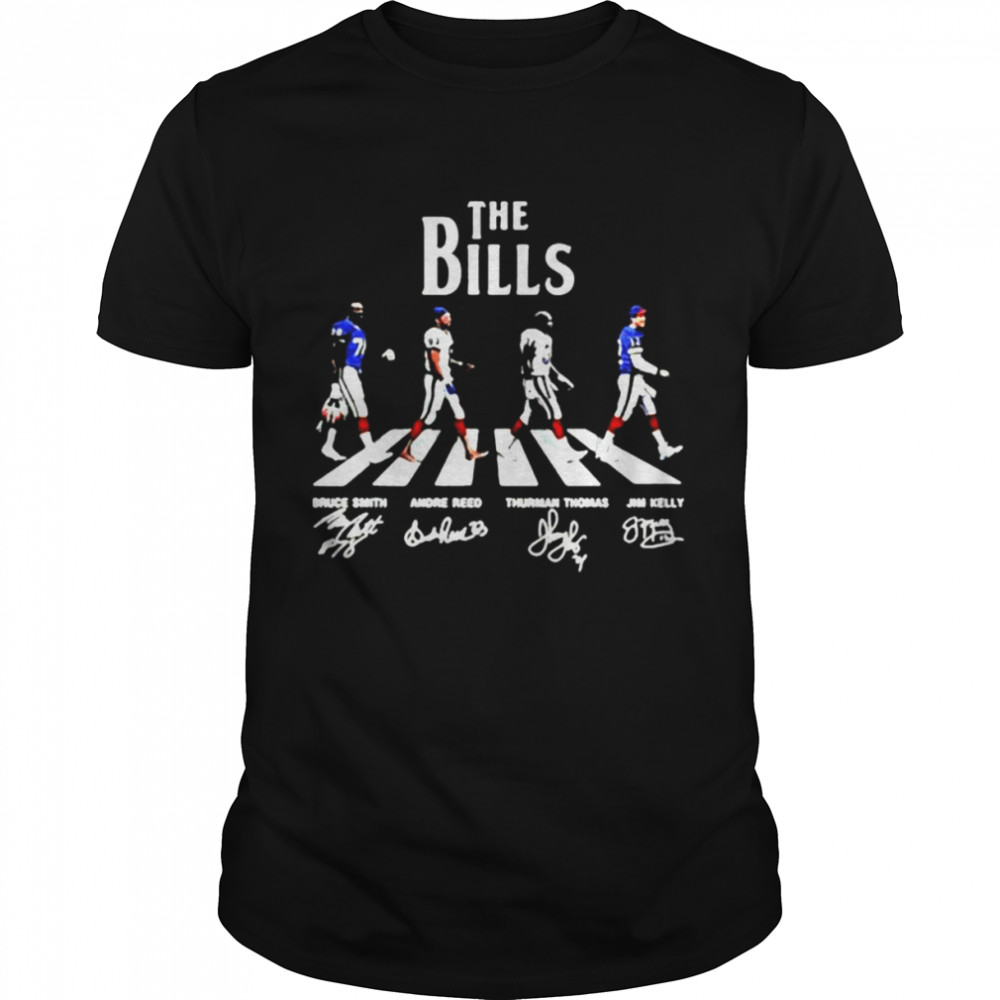 2022 The Bills Abbey road signatures shirt Classic Men's T-shirt