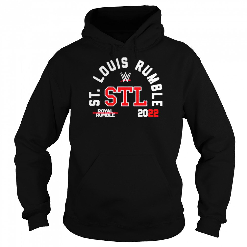 2022 wwe st louis missouri royal rumble shirt Unisex Hoodie