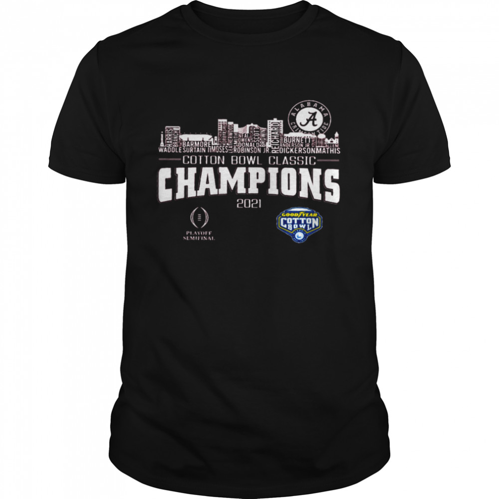 Cotton Bowl Classic Champions 2021 Alabama  Classic Men's T-shirt