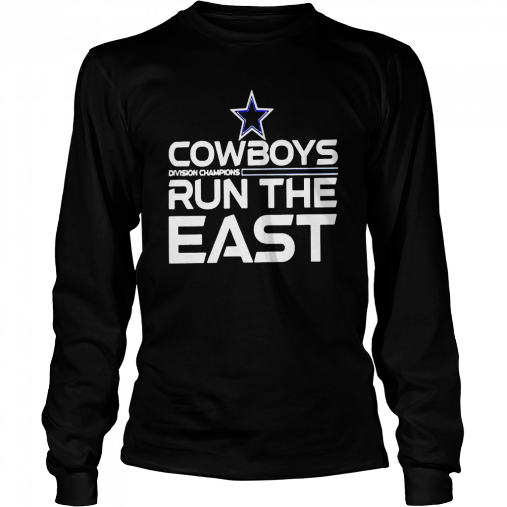 dallas Cowboys run the east division champions shirt Long Sleeved T-shirt
