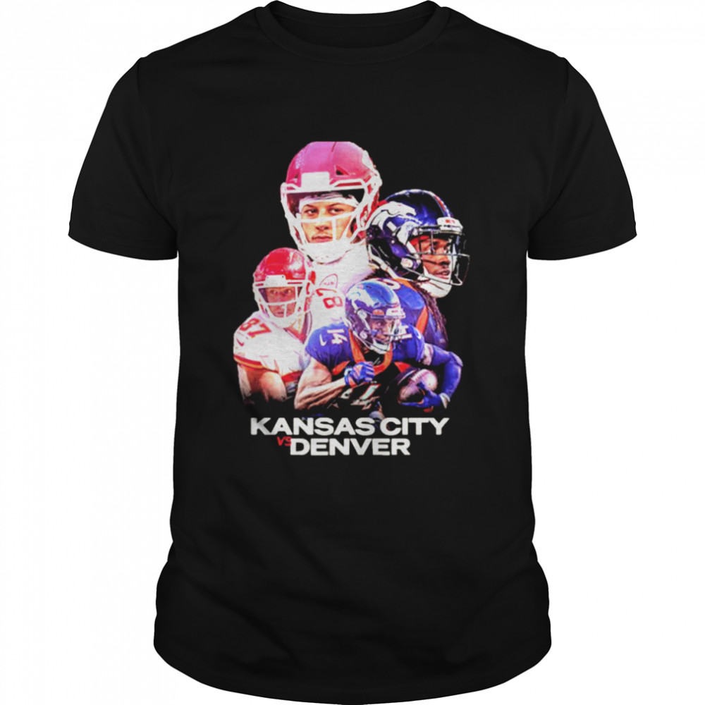 Denver broncos vs Kansas city Chiefs 2022 afc west shirt