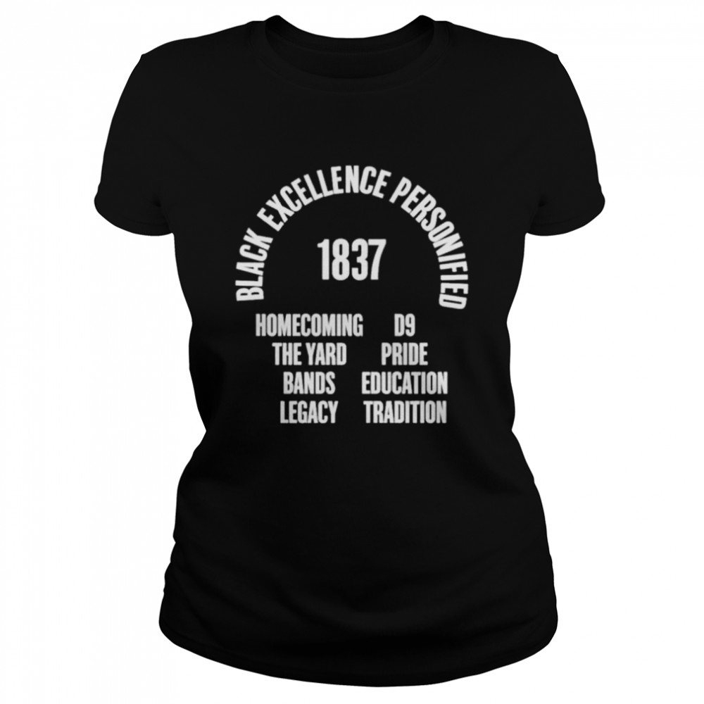 Kyle Harrison Support Black Colleges Black Excellence Personified 1837 shirt Classic Women's T-shirt