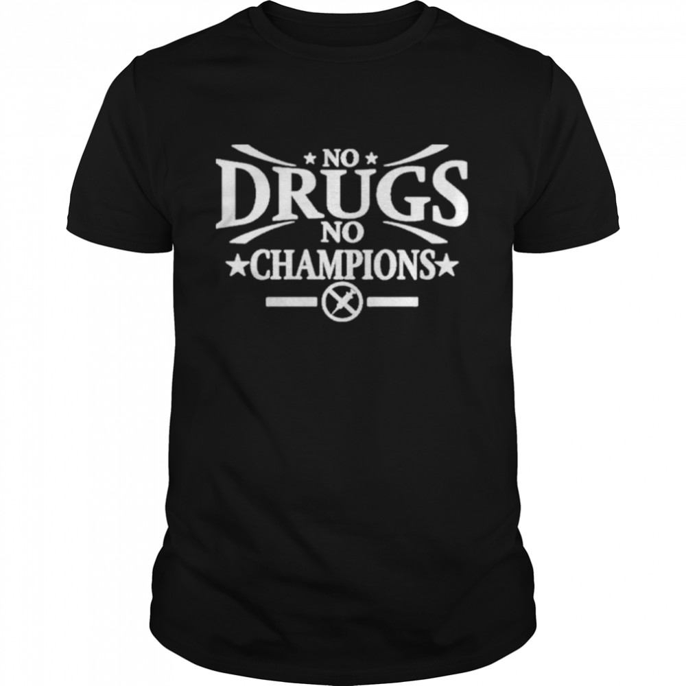 No drugs no champions sunny edwards no drugs no champions shirt Classic Men's T-shirt