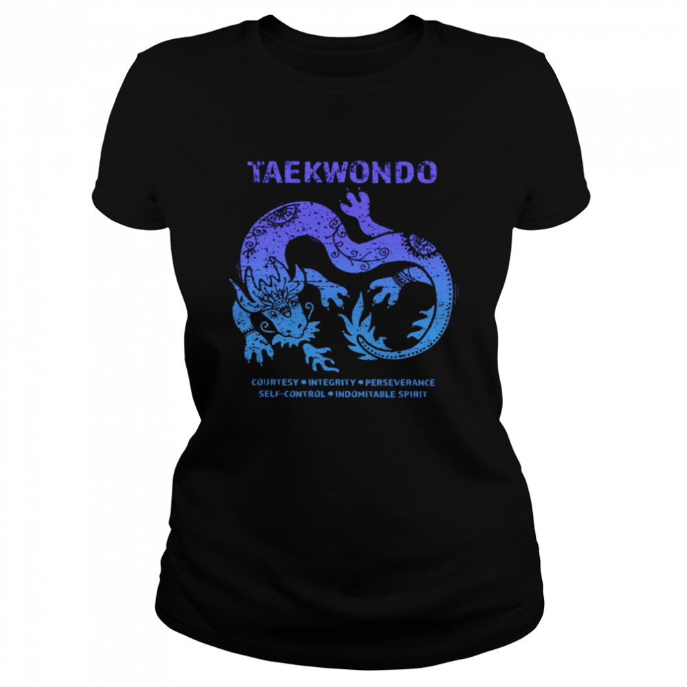 Taekwondo Courtesy Integrity Perseverance Classic Women's T-shirt