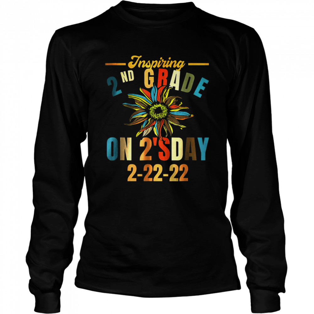 tnspiring Grade On Twosday 2-22-22 22nd February 2022 T- Long Sleeved T-shirt