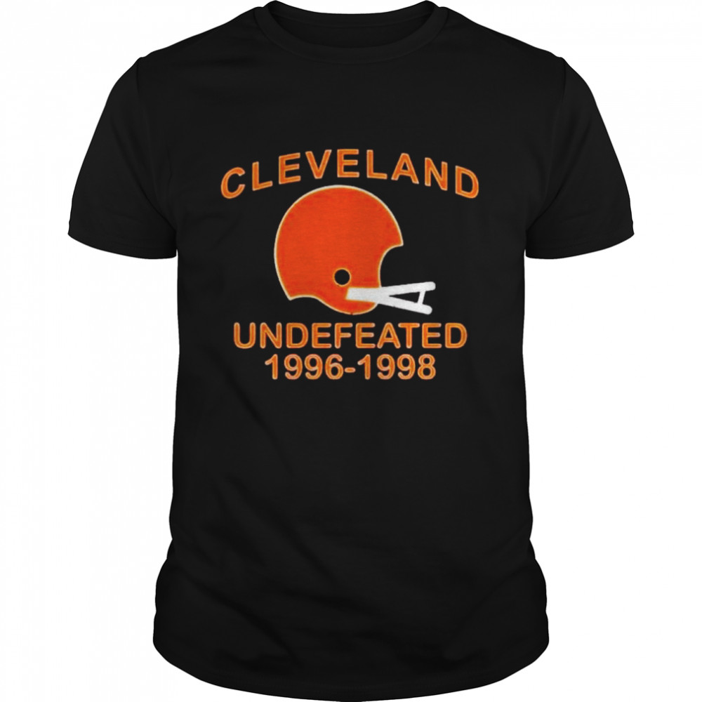 Top cleveland Browns undefeated 1996 1998 shirt Classic Men's T-shirt