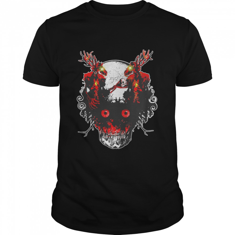 National Cryptid Society Wendigo Skull Monster  Classic Men's T-shirt