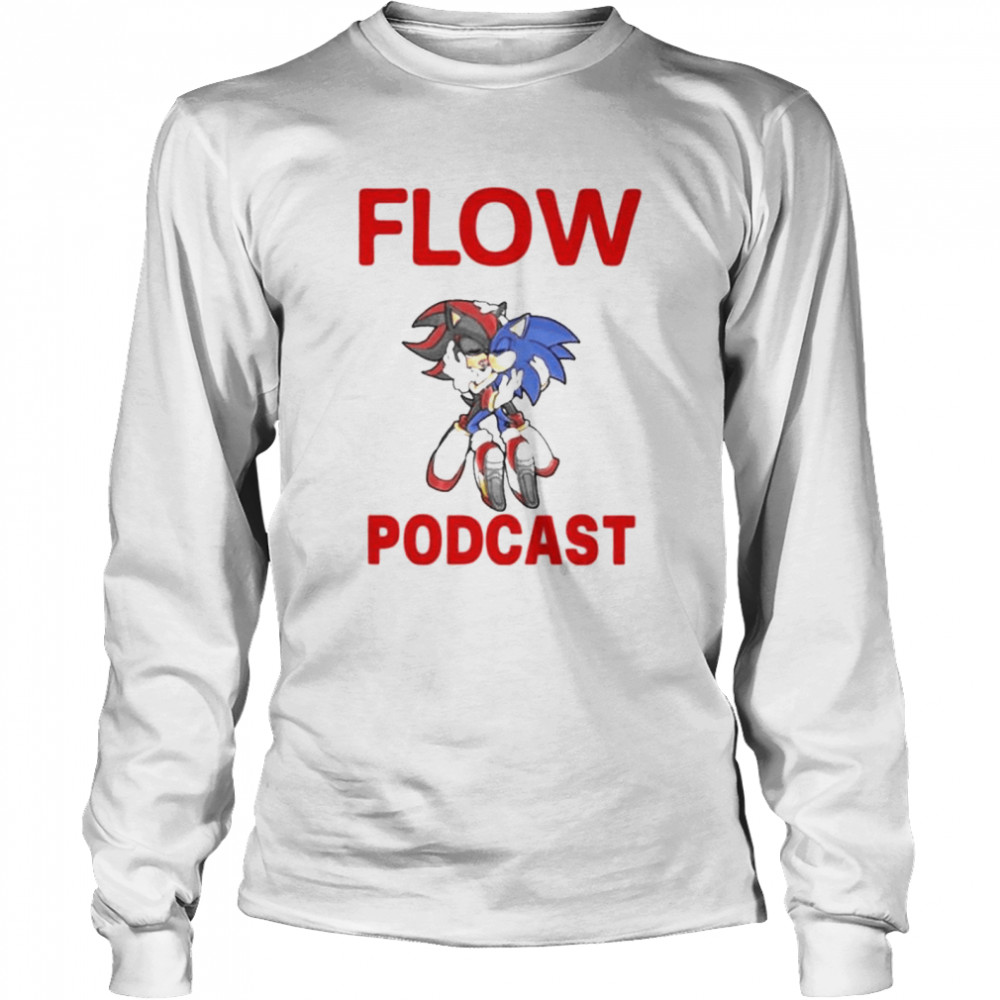 Virgingod Flow Podcast shirt Long Sleeved T-shirt