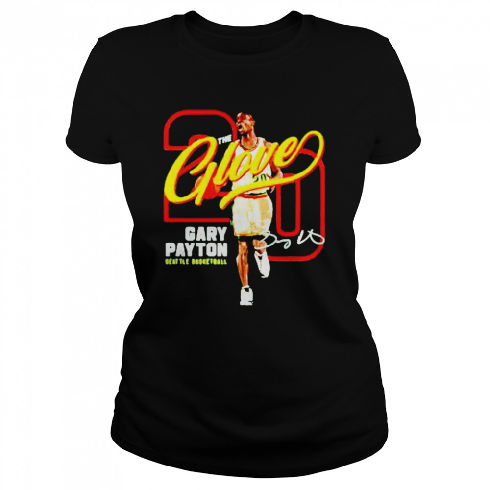 20 Gary Payton The Glove Seattle Basketball Signature Classic Women's T-shirt