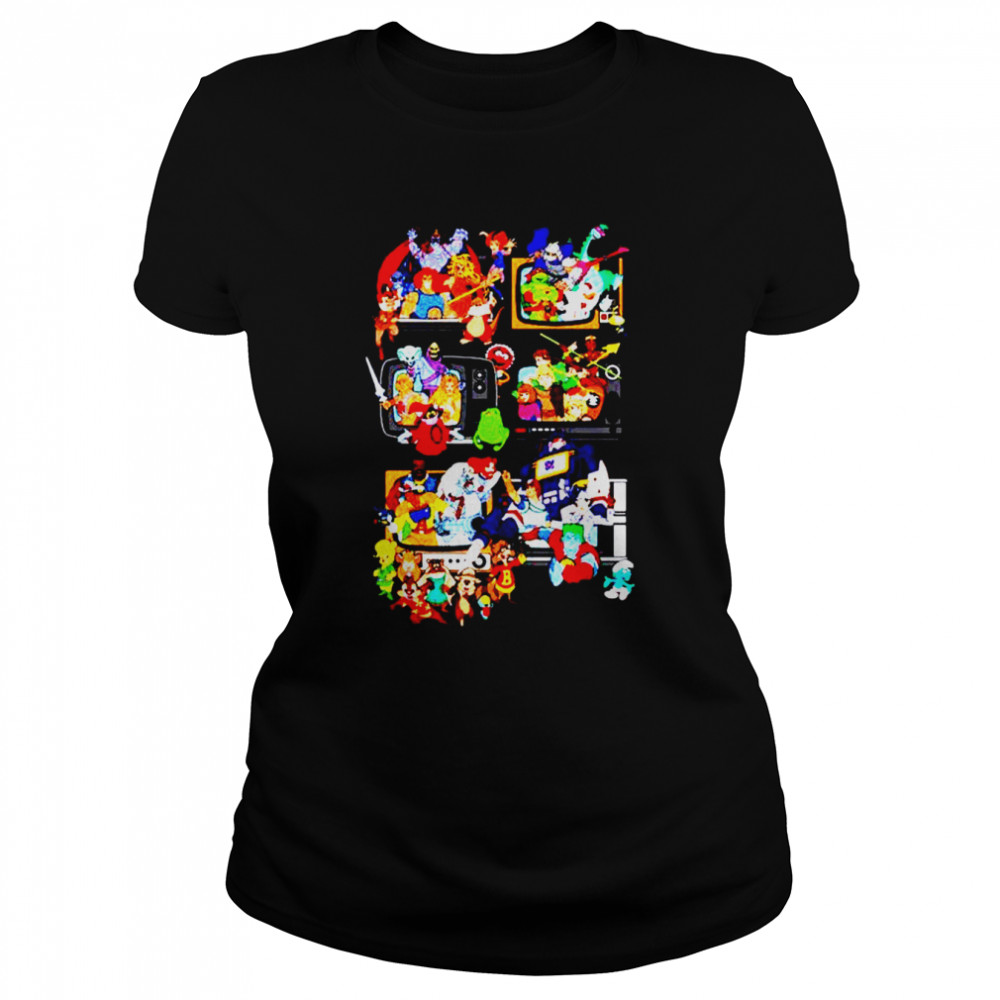 Cartoon Saturday Morning TV Toons shirt Classic Women's T-shirt