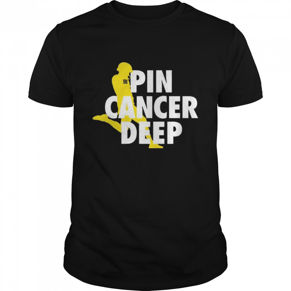 Pin cancer deep brad robbins 91 shirt Classic Men's T-shirt