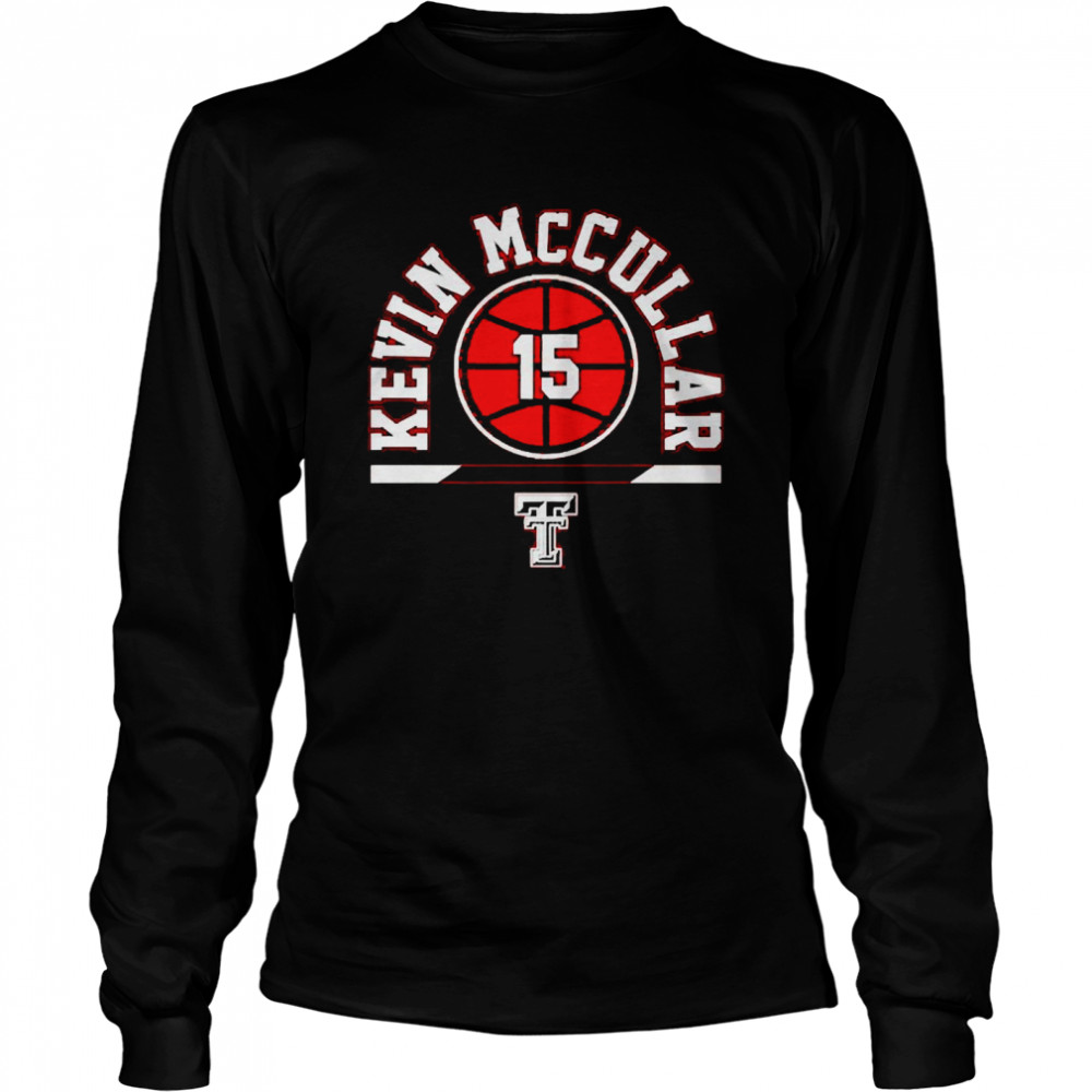 Texas Tech Basketball Kevin Mccullar 15 Long Sleeved T-shirt