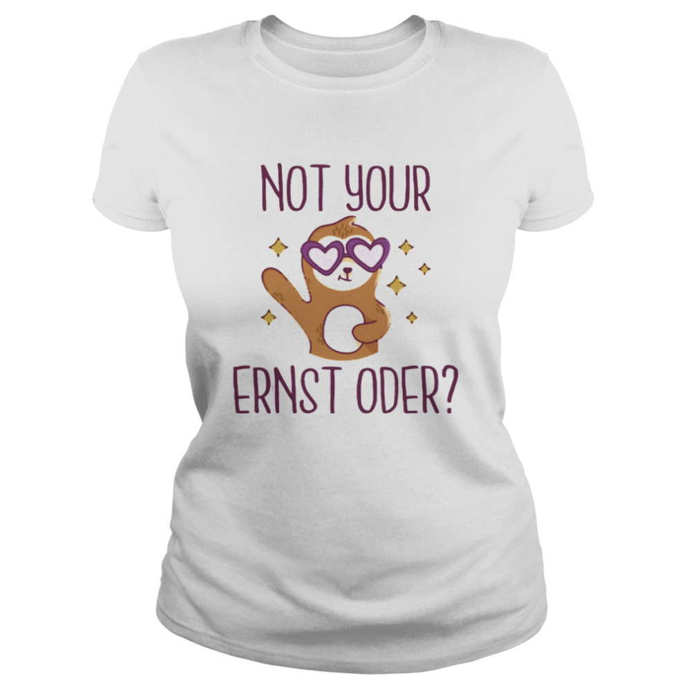 Monkey Valentine Not Your Ernst Oder Classic Women's T-shirt