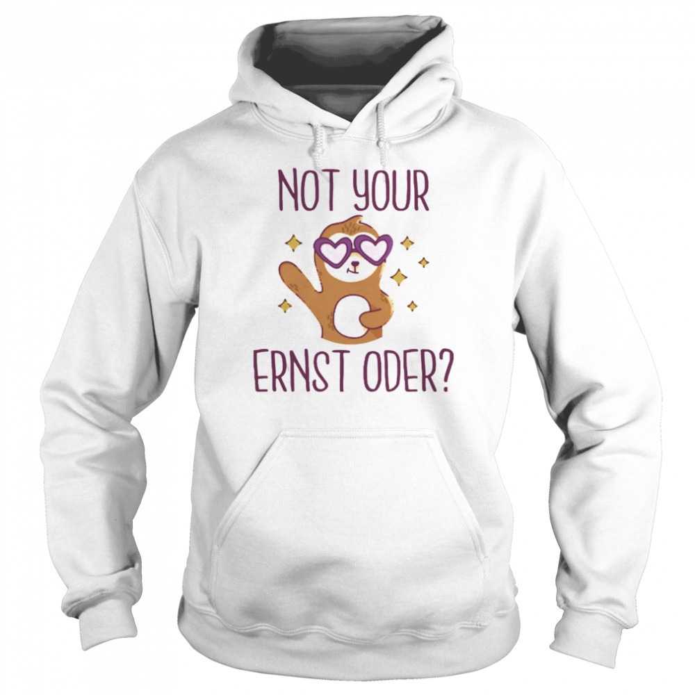 Monkey Valentine Not Your Ernst Oder Unisex Hoodie