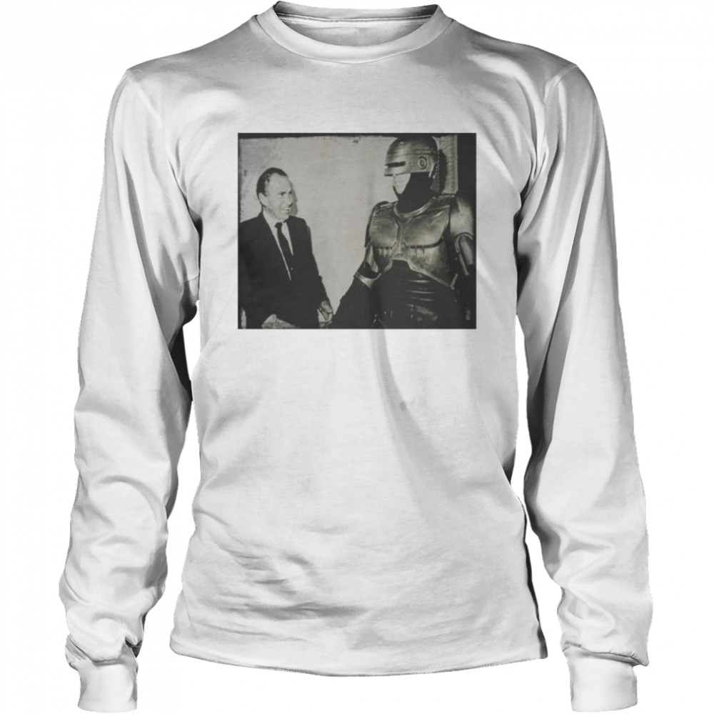 Robocop meets Nixon shirt Long Sleeved T-shirt