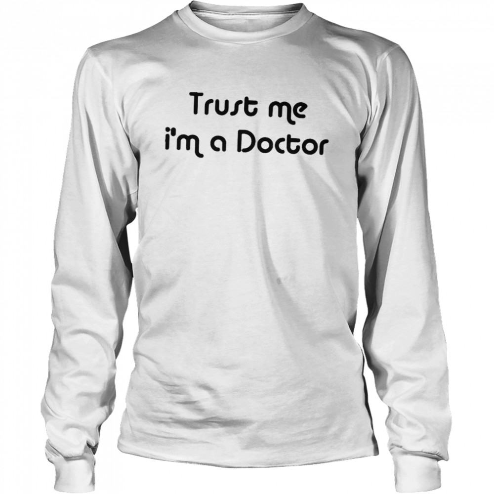 Violet Doctor Who David Tennant Trust Me Im A Doctor shirt Long Sleeved T-shirt