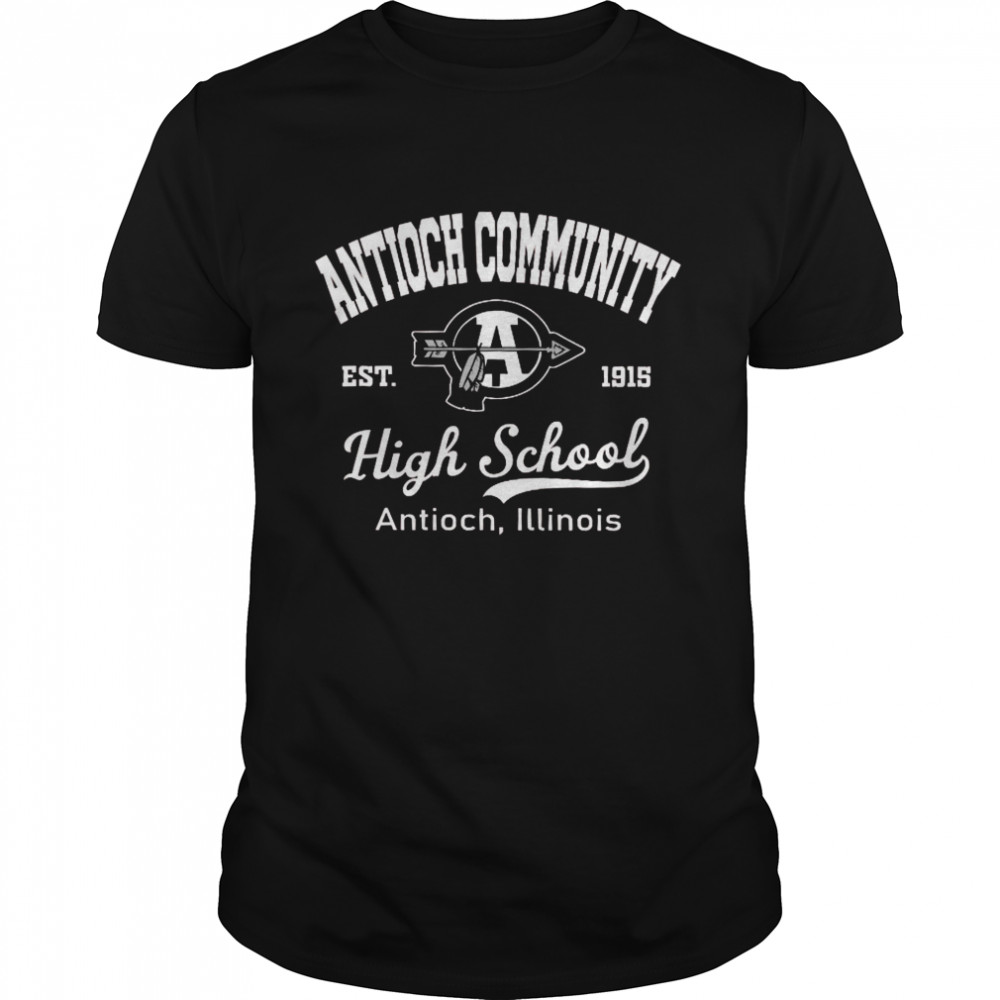Antioch Community Est 1915 High School Antioch Illinois  Classic Men's T-shirt