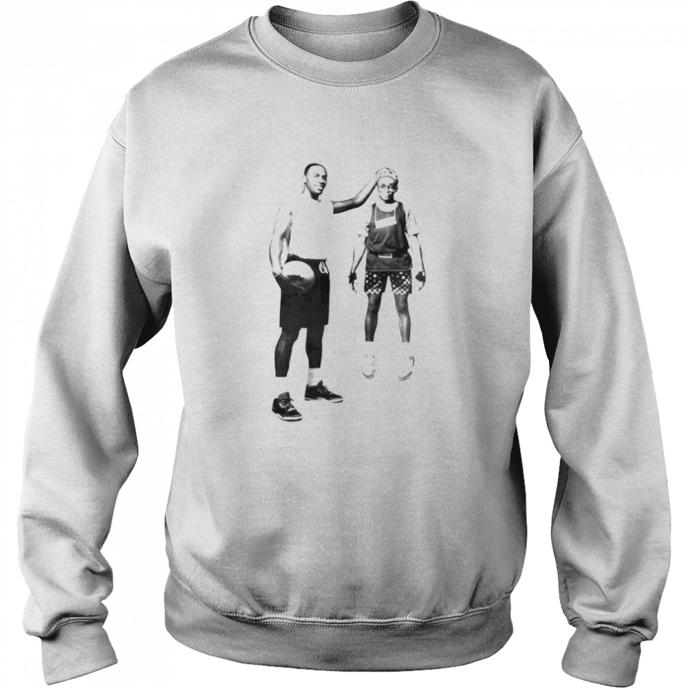 Luka Doncic Michael Jordan Spike Lee shirt Unisex Sweatshirt