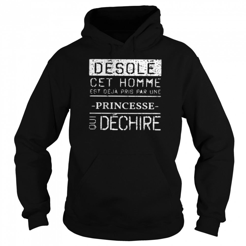 Desole cet homme est deja pris par une princesse qui dechire shirt