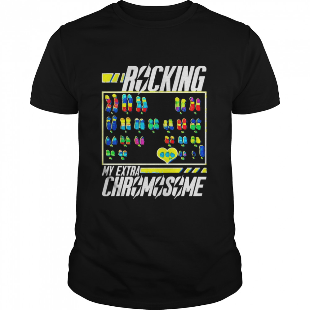 Rocking My Extra Chromosome Pajama Set Down Syndrome Awareness Classic Men's T-shirt