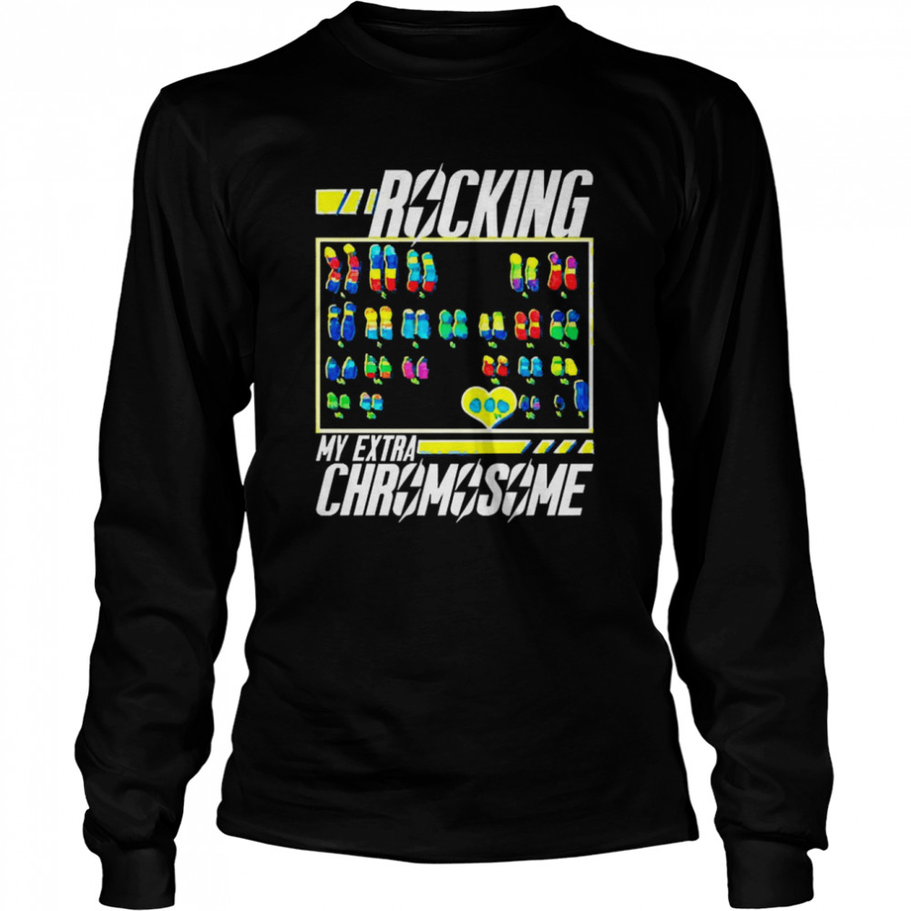 Rocking My Extra Chromosome Pajama Set Down Syndrome Awareness Long Sleeved T-shirt