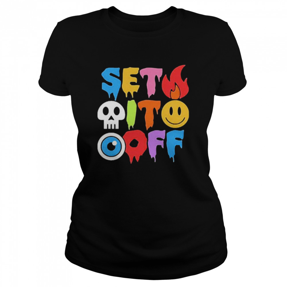 Set It Off Elsewhere Emojis Classic Women's T-shirt