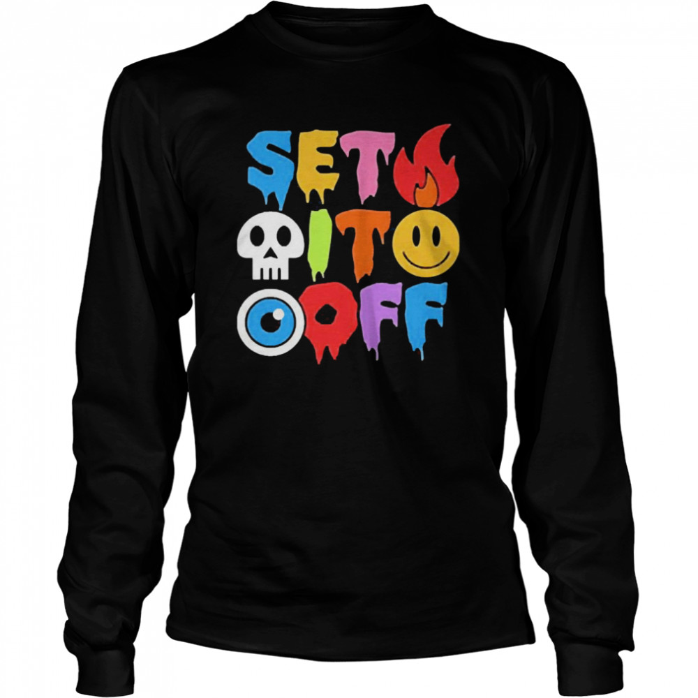 Set It Off Elsewhere Emojis Long Sleeved T-shirt