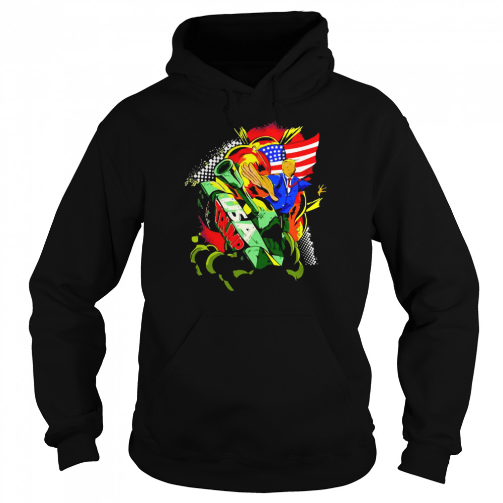 Trump USA Flag Unisex Hoodie