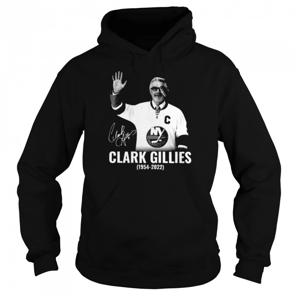 Clark Gillies RIP 1954 2022 Signature Unisex Hoodie