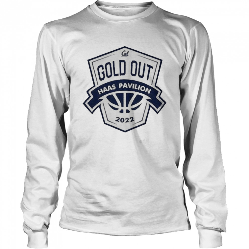 Gold Out Haas Pavilion 2022 Cal Basketball Long Sleeved T-shirt