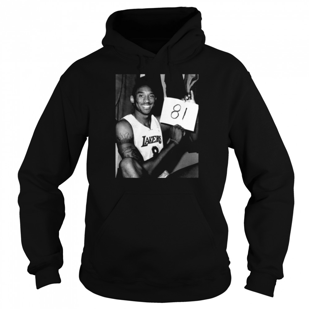 Kobe Bryant 81 Point Game Lakers Legend Unisex Hoodie