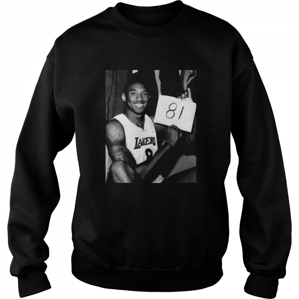 Kobe Bryant 81 Point Game Lakers Legend Unisex Sweatshirt