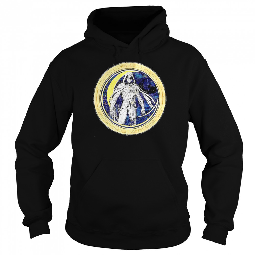 Marvel Moon Knight Circle Badge Unisex Hoodie