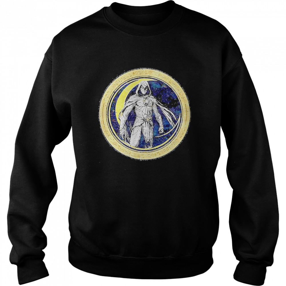 Marvel Moon Knight Circle Badge Unisex Sweatshirt