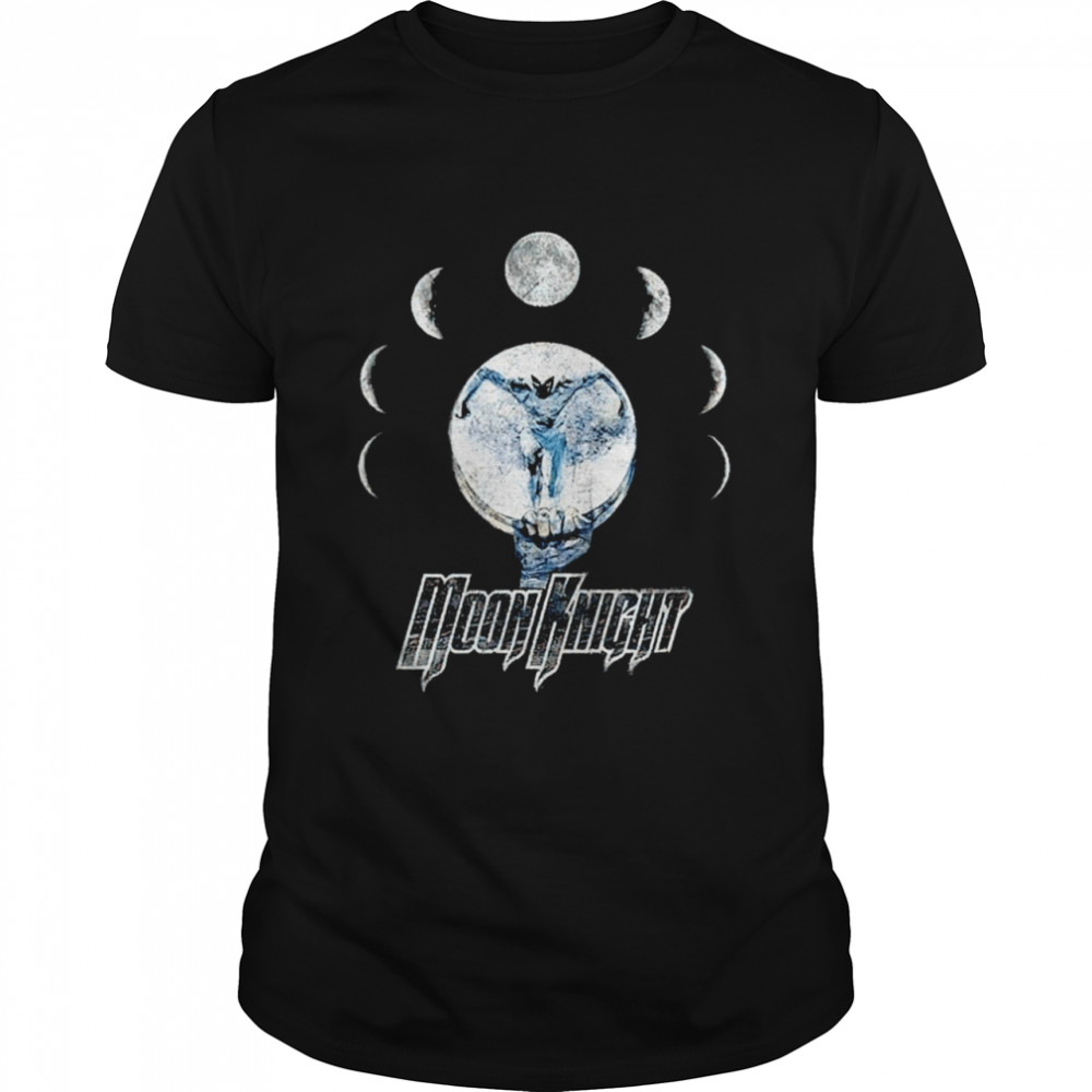 Marvel Moon Knight Epic Moon Phase Badge Graphic Classic Men's T-shirt