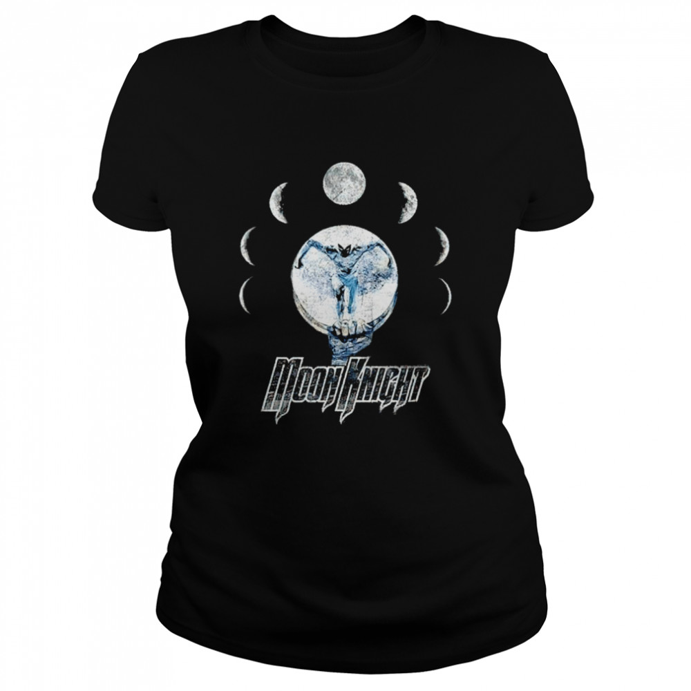 Marvel Moon Knight Epic Moon Phase Badge Graphic Classic Women's T-shirt