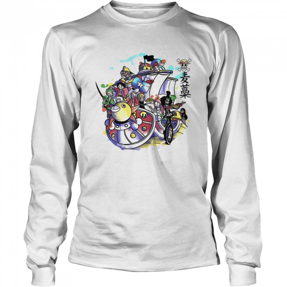 Mugiwara Watercolor Long Sleeved T-shirt