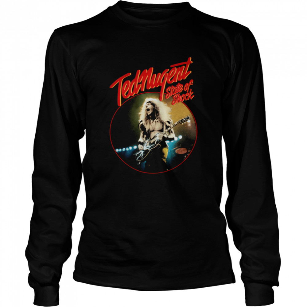 Ted Nugent State Of Shock 79 shirt Long Sleeved T-shirt