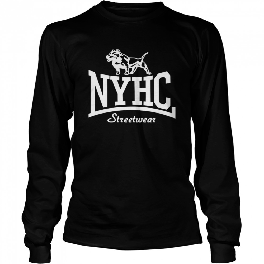 ace Von Johnson Nyhc Streetwear Pitbull Long Sleeved T-shirt