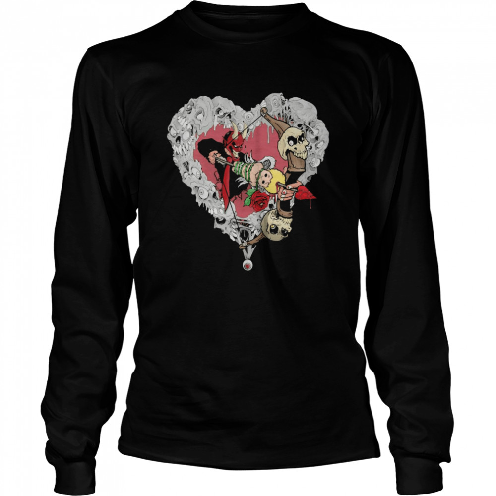 devilz Valentine Long Sleeved T-shirt