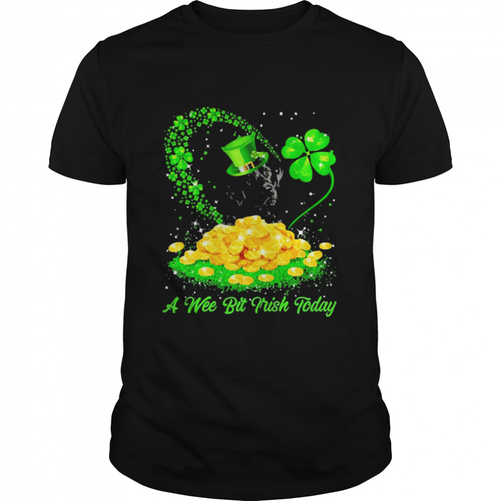 Irish Today Black Labrador Dog A Wee Bit Irish Today Classic Men's T-shirt