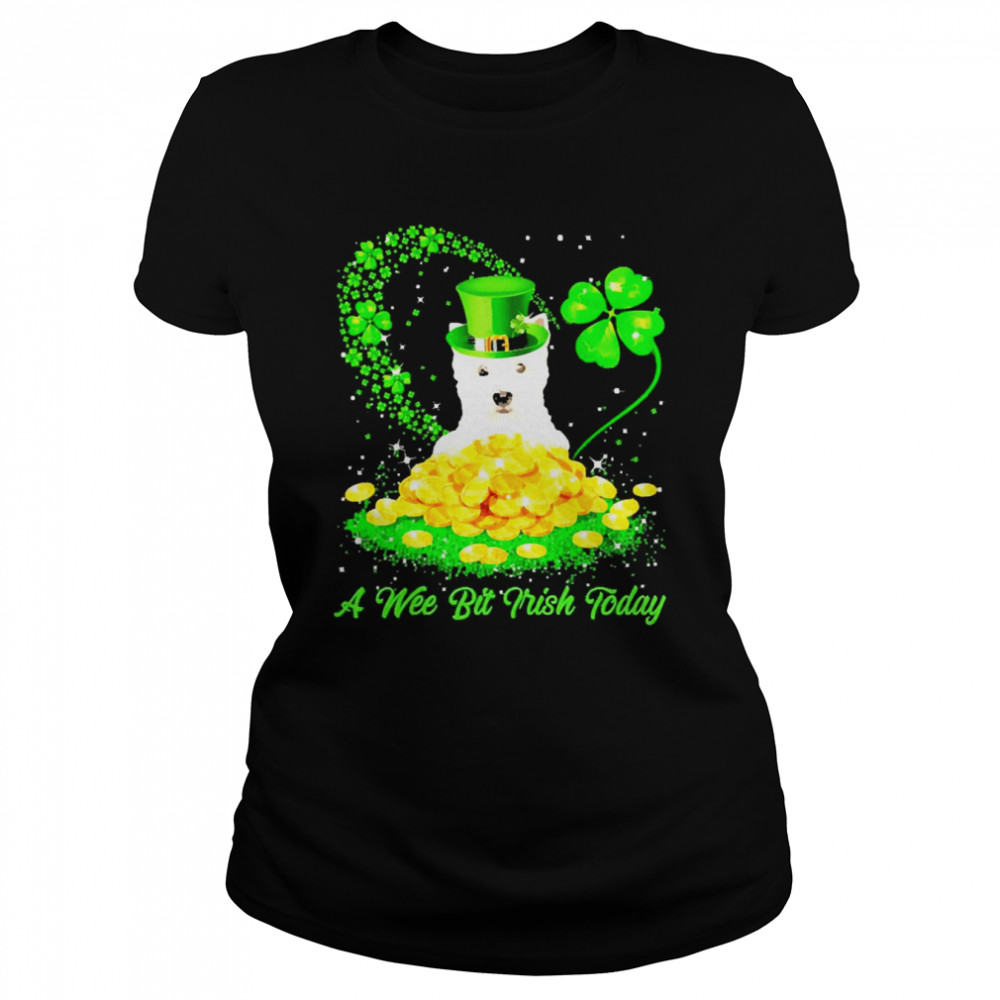 Irish Today Red West Highland White Terrier Dog A Wee Bit Irish Today Classic Women's T-shirt