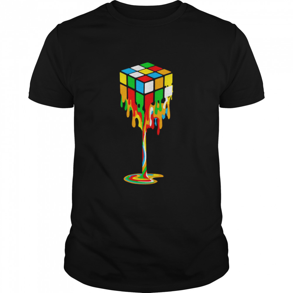 melting Puzzle Cube Classic Men's T-shirt