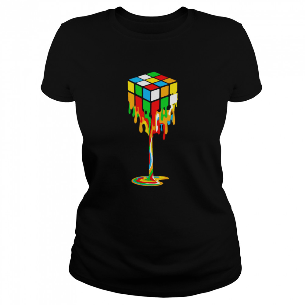 melting Puzzle Cube Classic Women's T-shirt