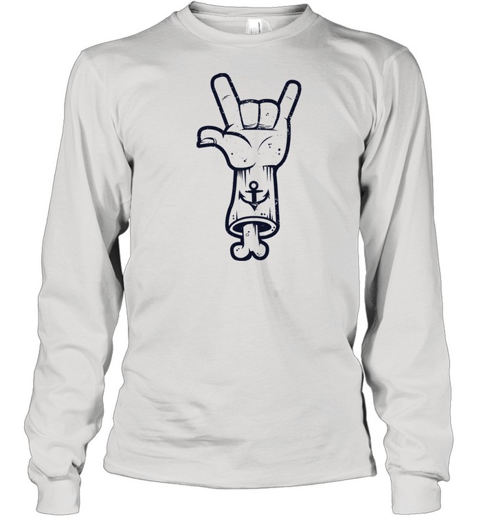 Anchor hand Long Sleeved T-shirt